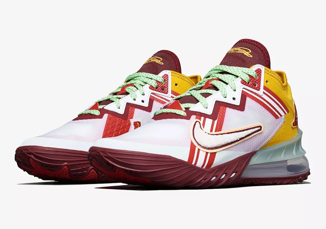 Mimi Plange Nike LeBron 18 Düşük Yüksek Öğrenim CV7562-102 Çıkış Tarihi