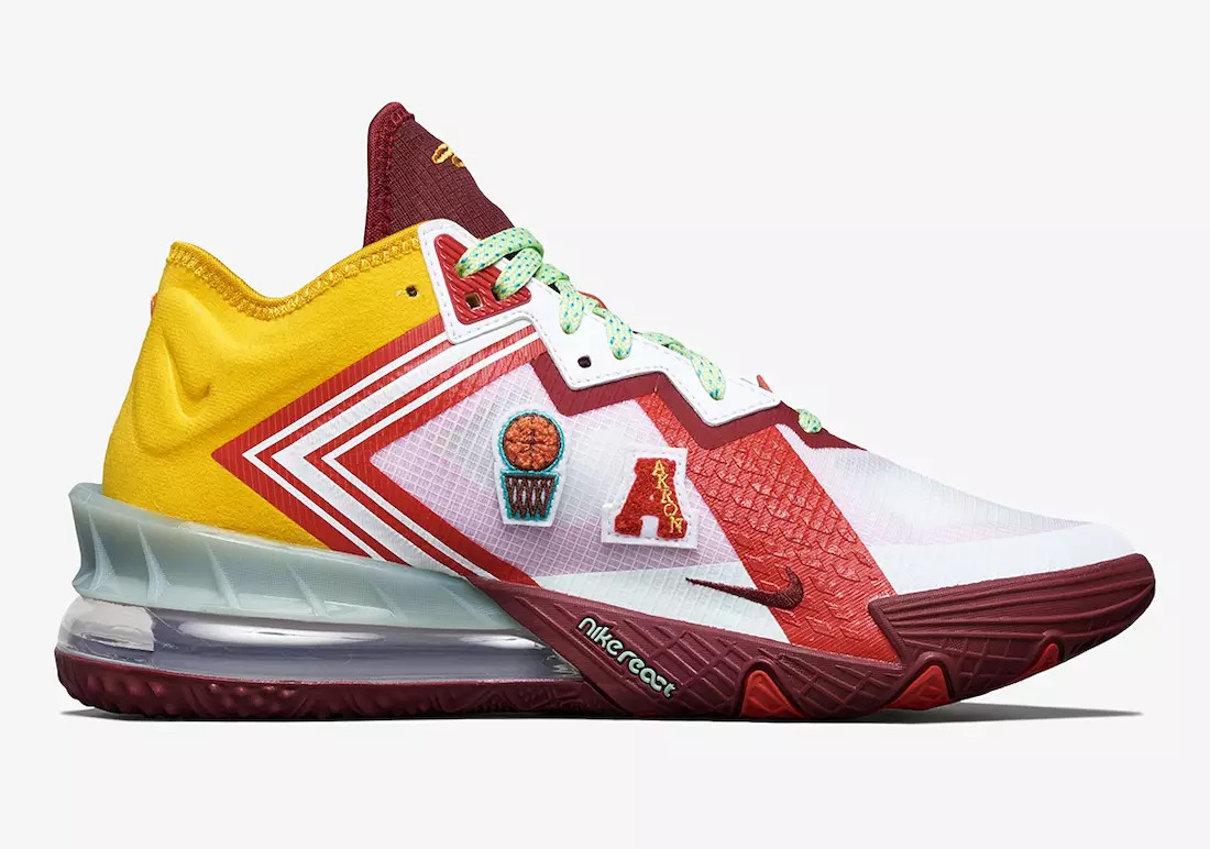 Mimi Plange Nike LeBron 18 Íseal Foghlama Ardleibhéil CV7562-102 Dáta Eisiúna