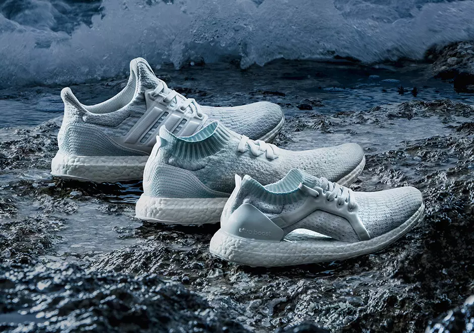 Next Parley x adidas Ultra Boost Collection ကို ဇွန်လ 8 ရက်နေ့တွင် ဖြန့်ချိခဲ့သည်။