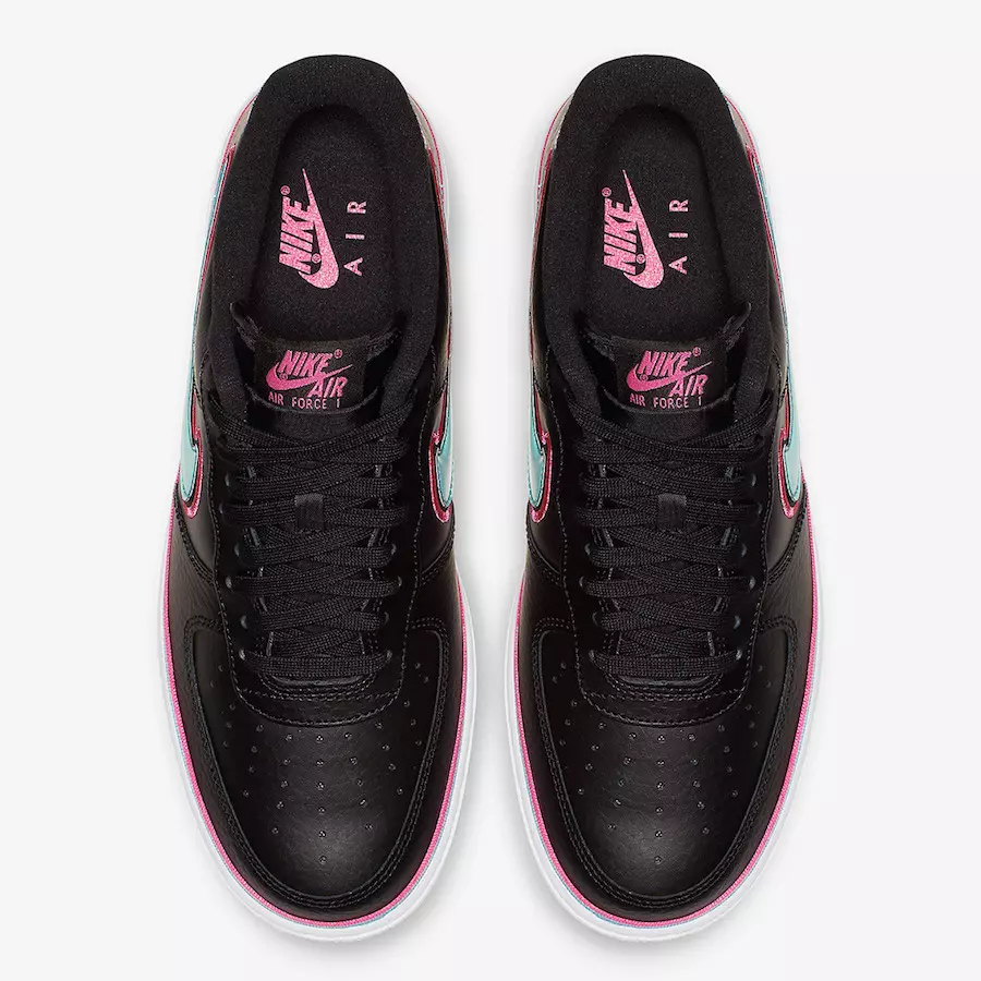 NBA Nike Air Force 1 Low South Beach AJ7748-002 تاريخ الإصدار