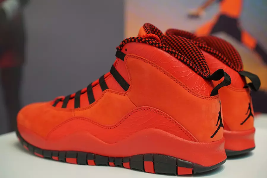 Steve Wiebe Air Jordan 10 Kırmızı Siyah