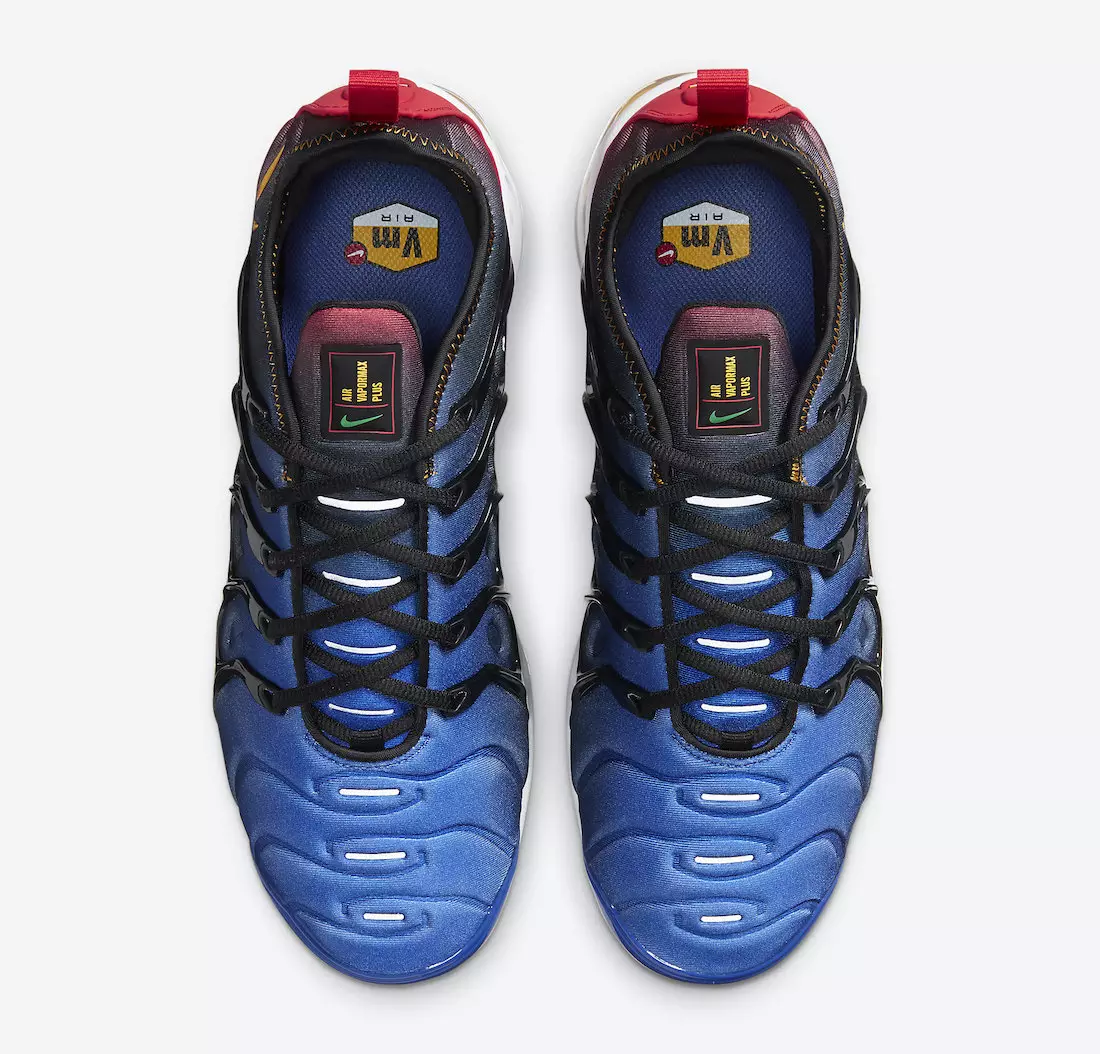 Nike Air VaporMax Plus Superman DC1476-001 מעלדונג טאָג