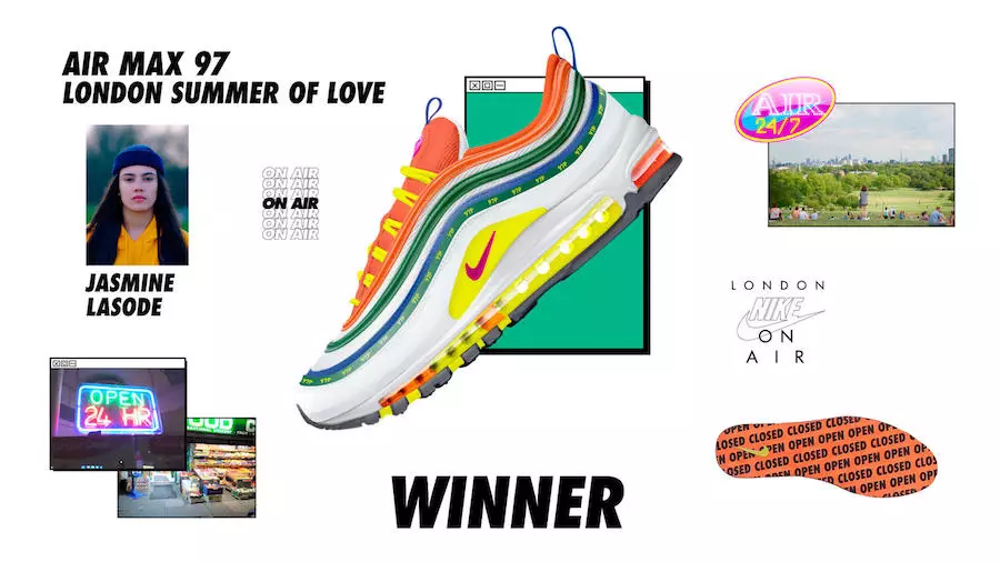 Лондон Nike Air Max 97 «Лондонское лето любви»