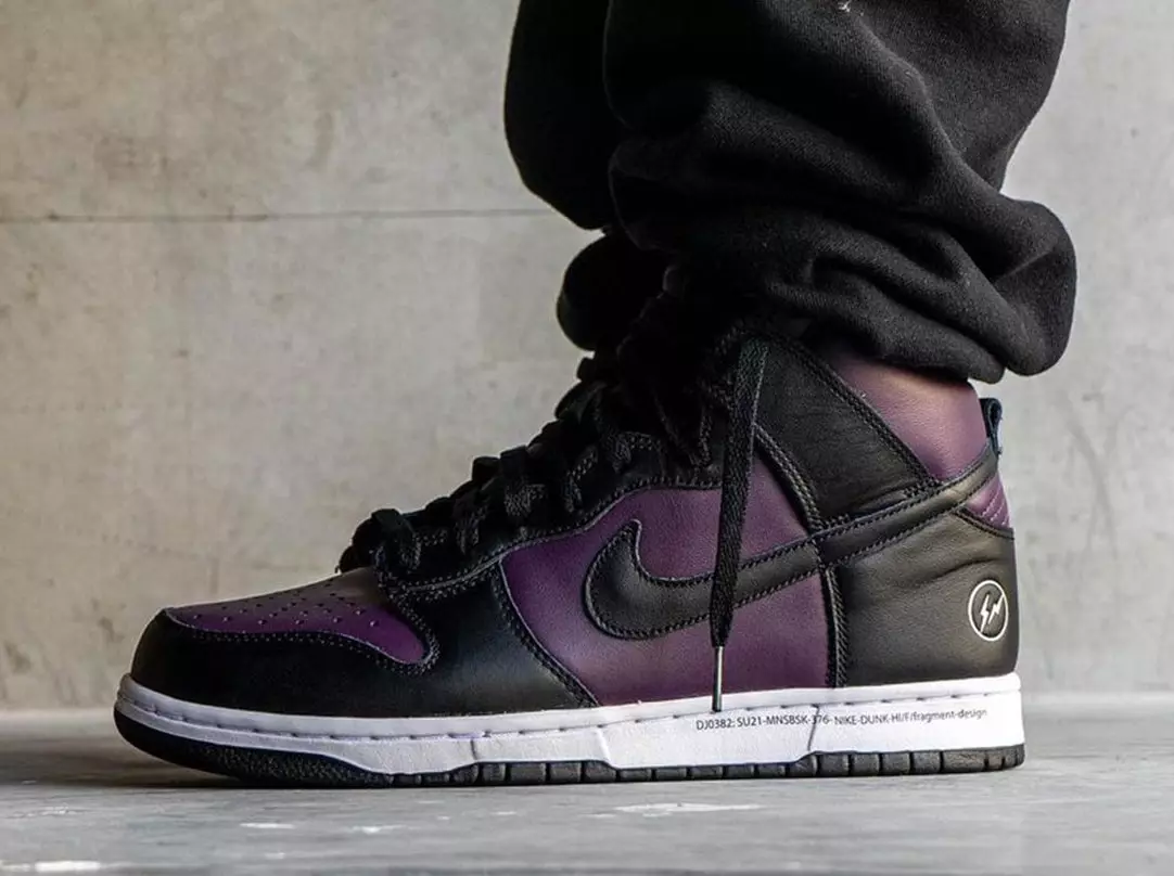 Fragment Nike Dunk High Beijing DJ0382-600 On-Feet