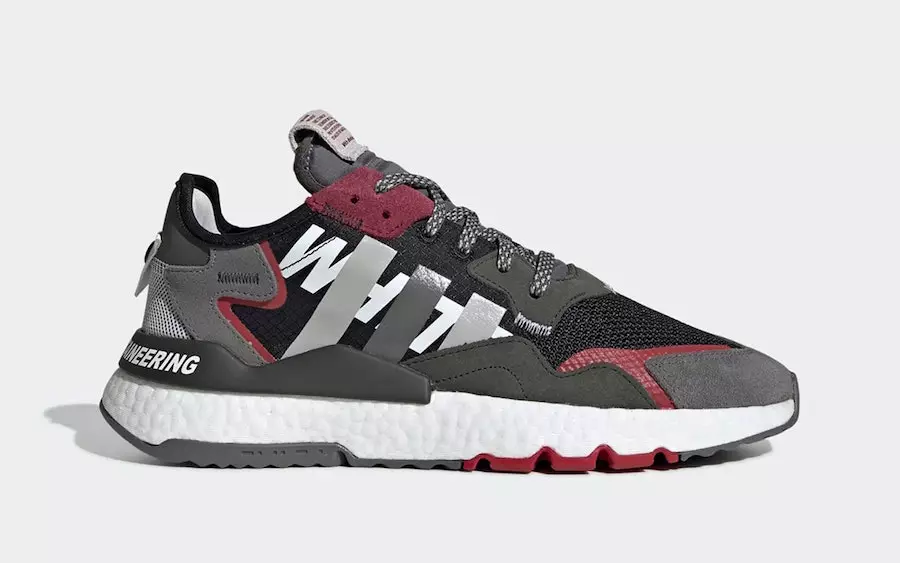 Valge mägironija adidas Nite Jogger EG1687 EG1686 Väljalaskekuupäev