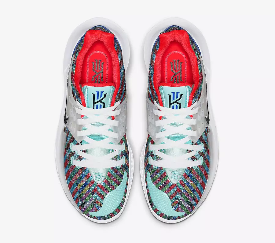 Nike Kyrie Low 2 Multi-Color Light Aqua Black White AV6337-400 Ngày phát hành