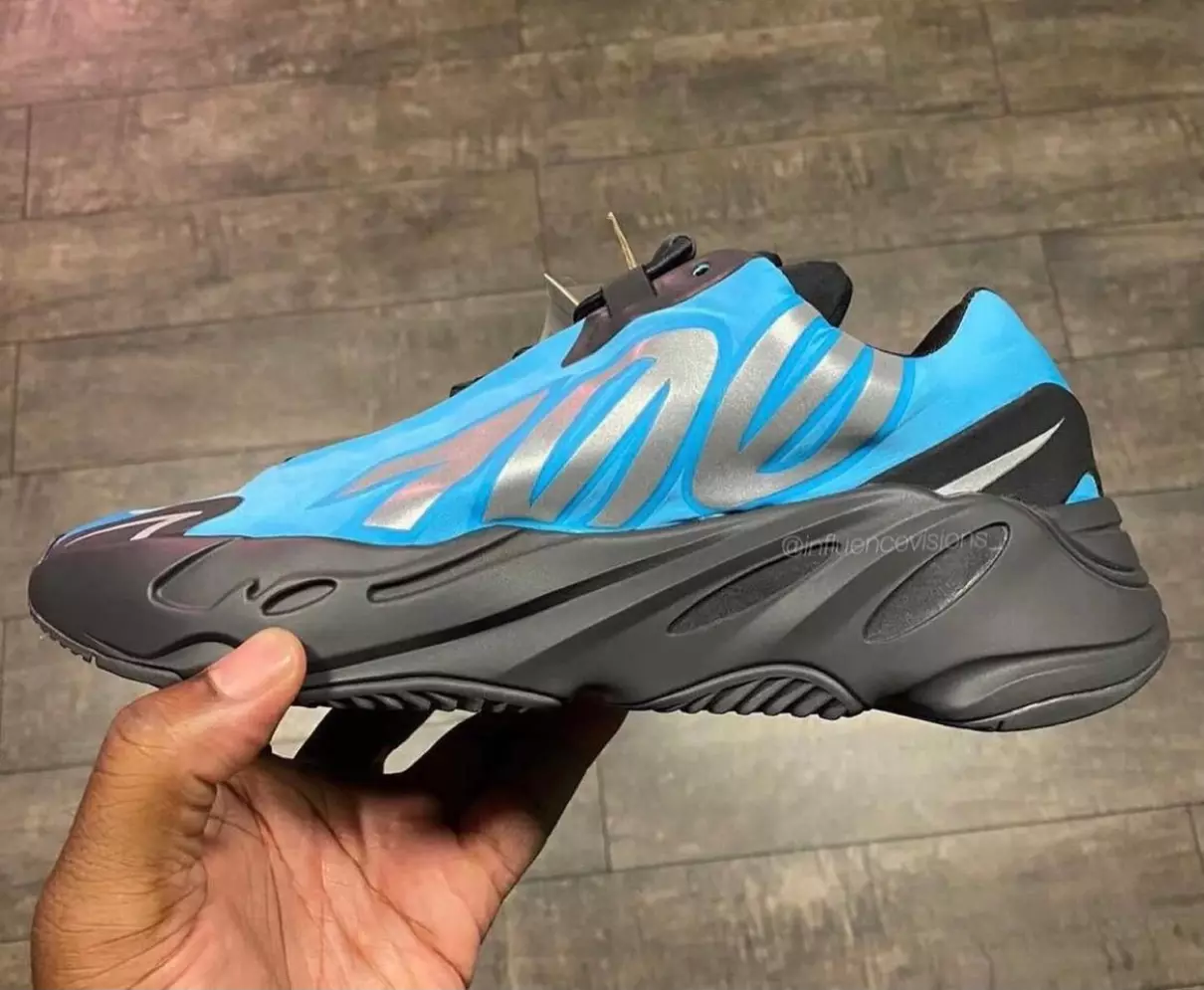 adidas Yeezy Boost 700 MNVN Bright Cyan Releasedatum Pris