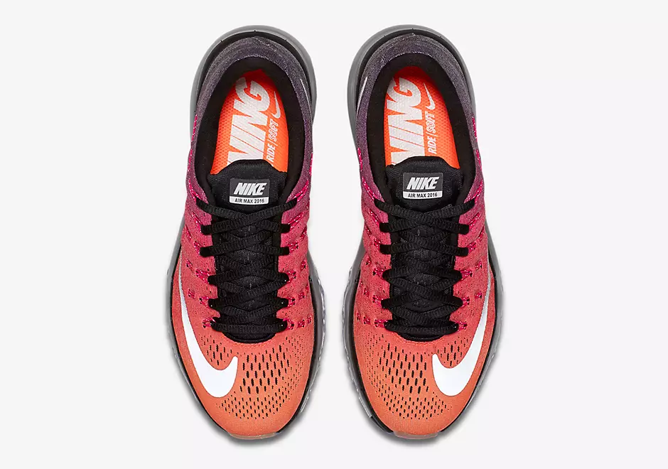 Nike Air Max 2016 Rosa Taronja Negre Plata