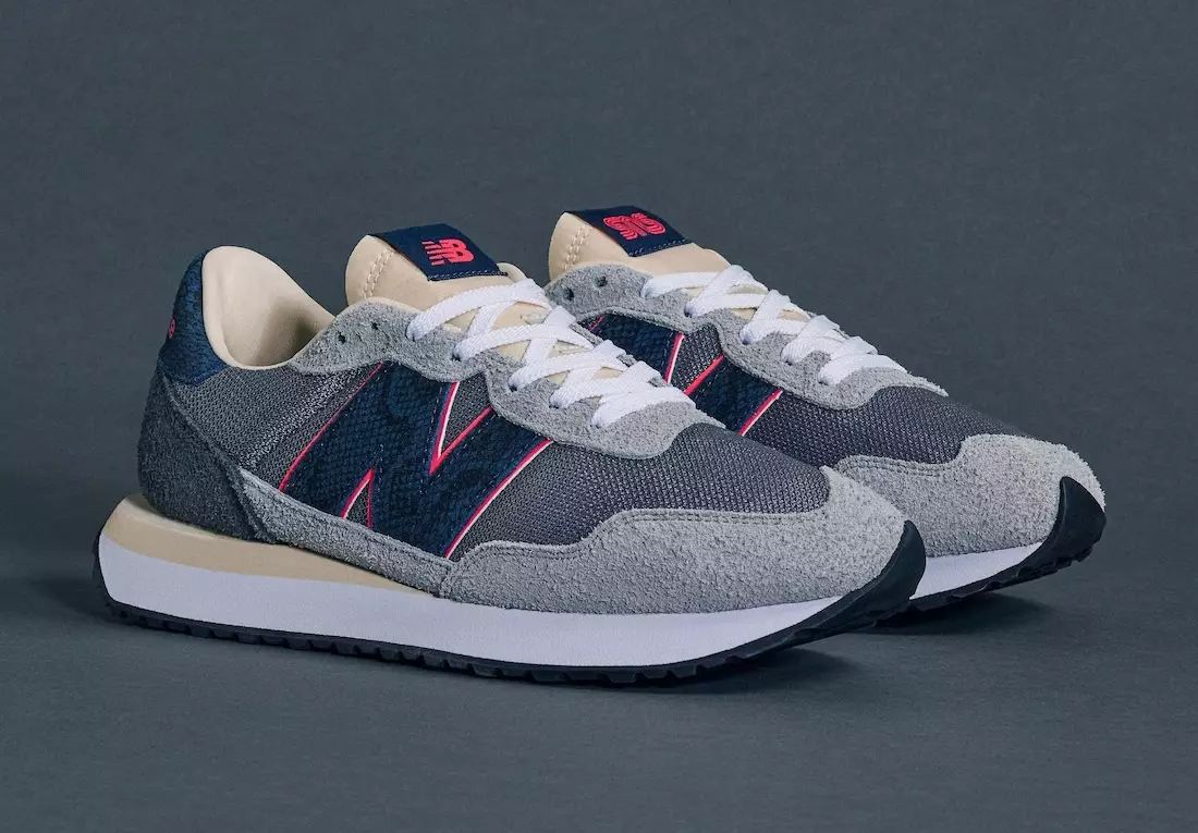 SNS x New Balance 237 inspireeritud sinisest võidusõidumaost