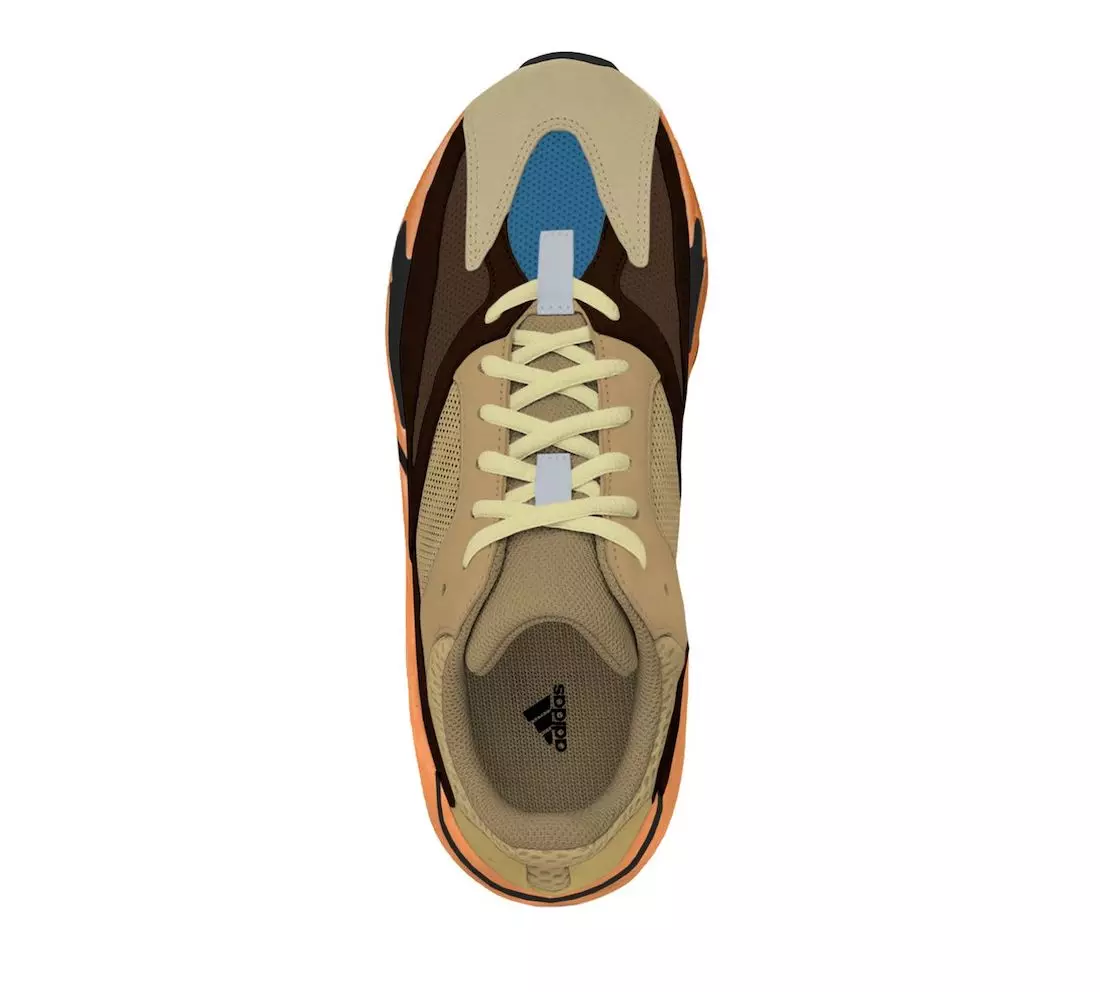 adidas Yeezy Boost 700 Enflame Amber Utgivelsesdato