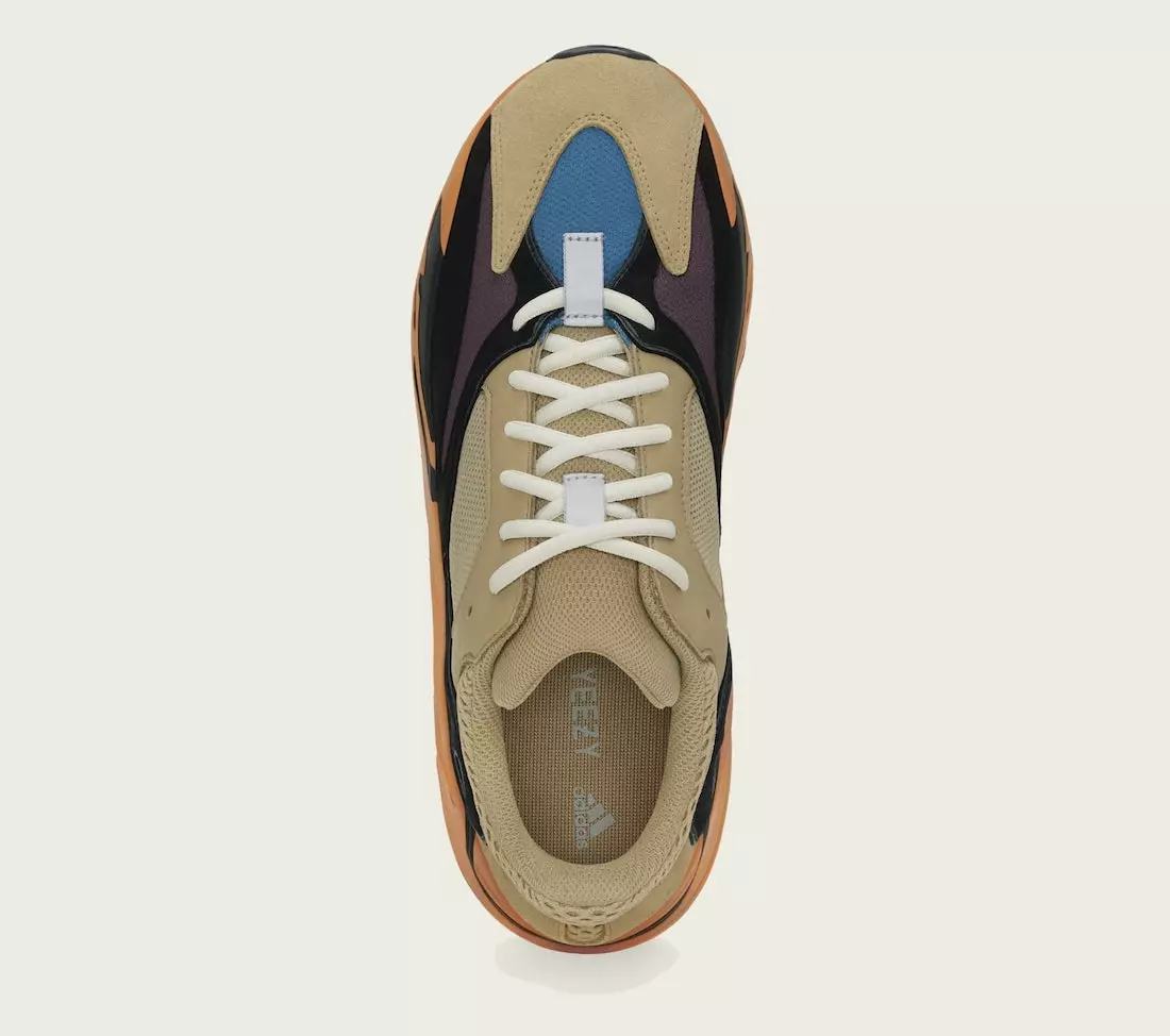 adidas Yeezy Boost 700 Enflame Amber GW0297 Tarehe ya Kutolewa