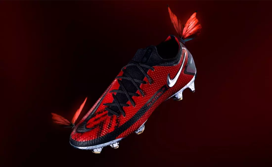 Skepta Nike Phantom Soccer Cleat Bloody Chrome CU1706-001 Tanggal Rilis-2