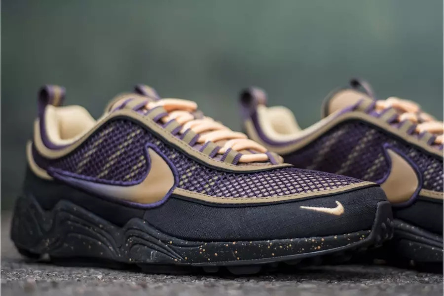 Nike Air Zoom Tagann Spiridon i Antraicít agus Elemental Gold