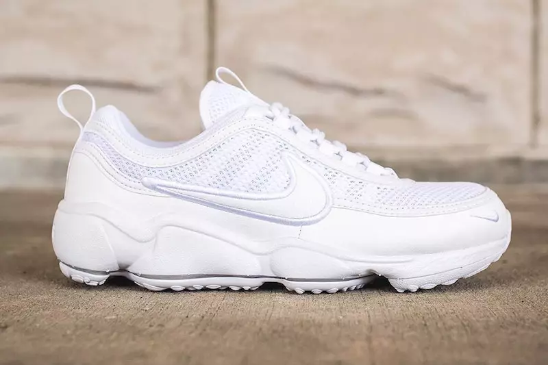 Nike Air Zoom Spiridon triple blanco