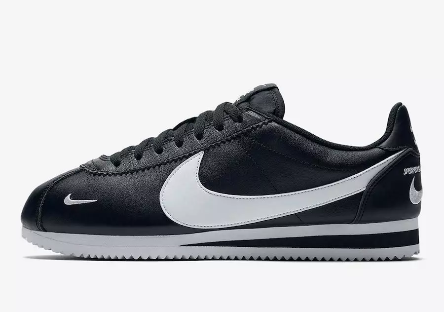 Nike Cortez Premium Swoosh Black White 807480-004 תאריך יציאה