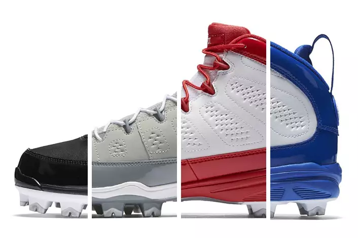 Tacchetti da baseball Air Jordan 9 in uscita in quattro colorazioni