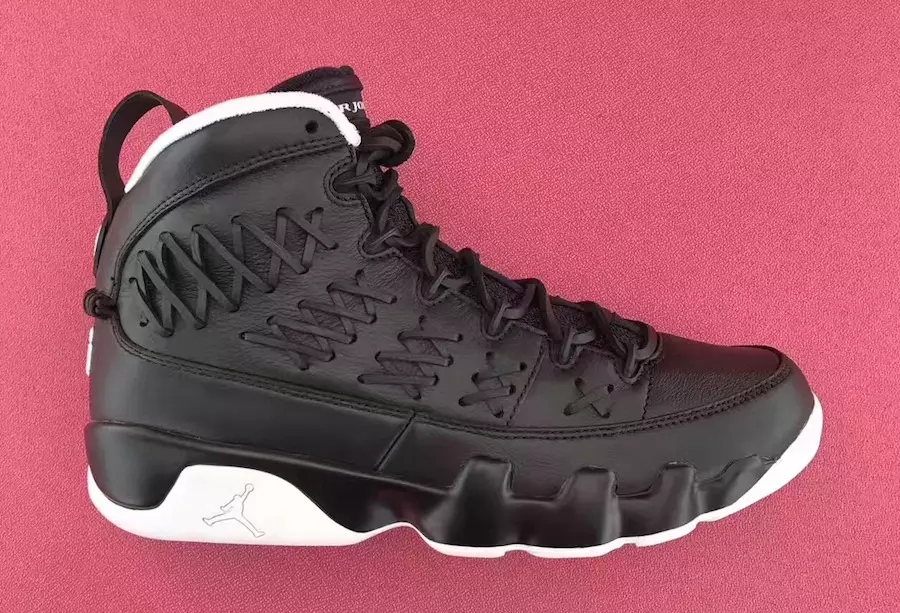 Сумка для бейсбольных перчаток Air Jordan 9, черная кожа