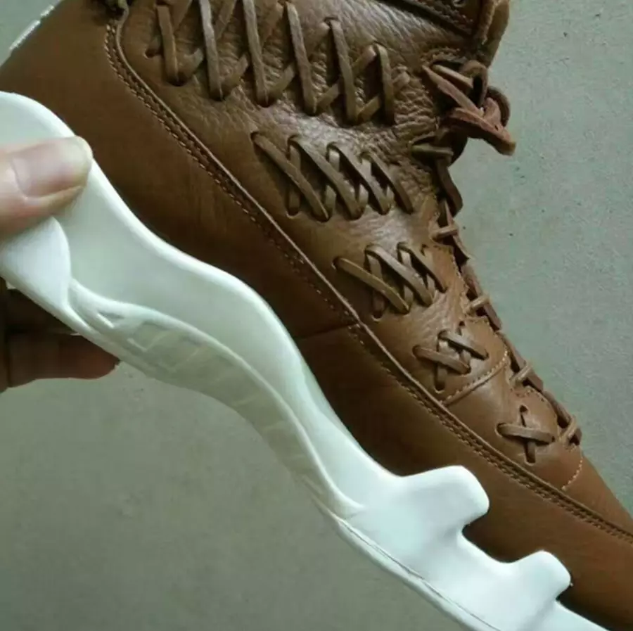 Air Jordan 9 baseball handskepakke Brun 35 hæle