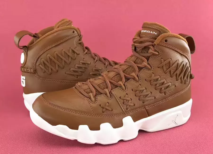 Air Jordan 9 baseball handskepakke brunt læder