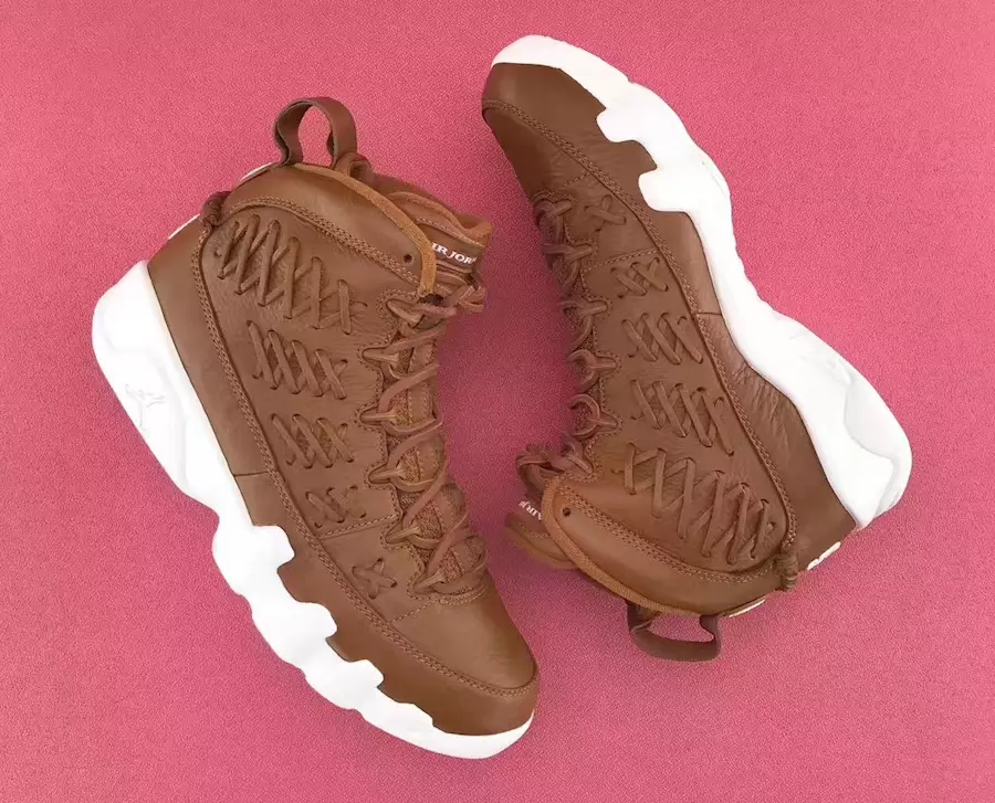 Air Jordan 9 baseball handskepakke brunt læder