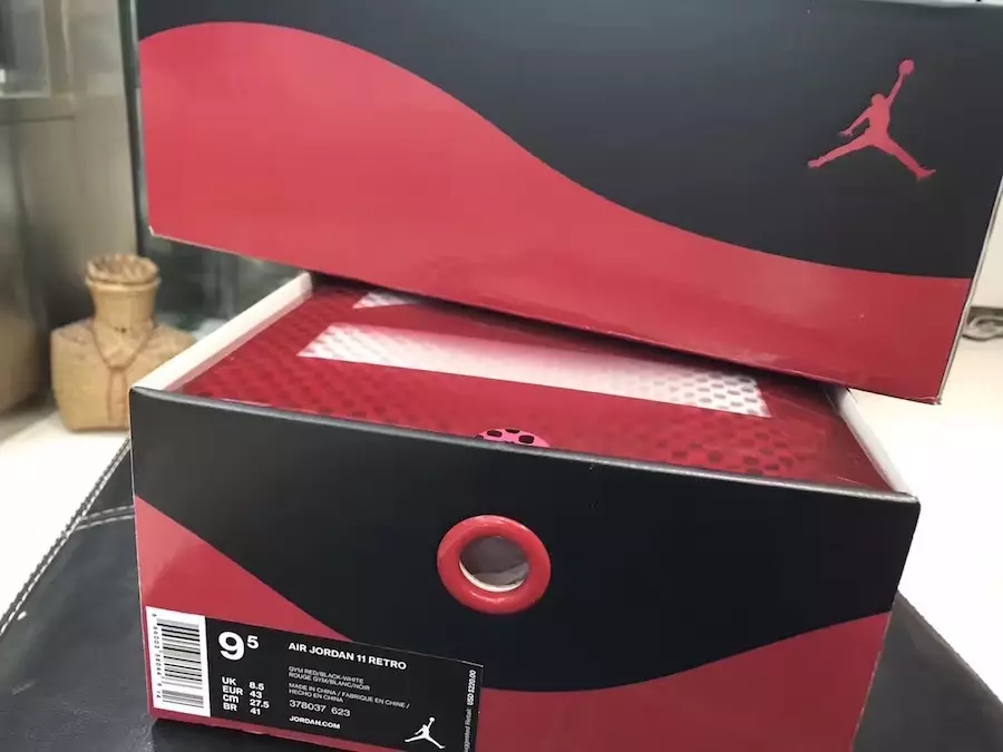 Air Jordan 11 Gym Red пакување