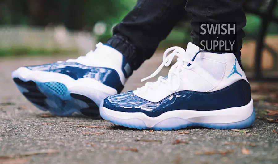 Air Jordan 11 UNC miðnæturfloti