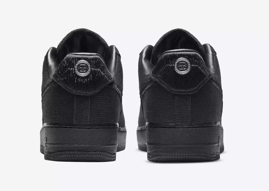 Stussy Nike Air Force 1 Black CZ9084-001 ဖြန့်ချိသည့်နေ့စွဲ စျေးနှုန်း