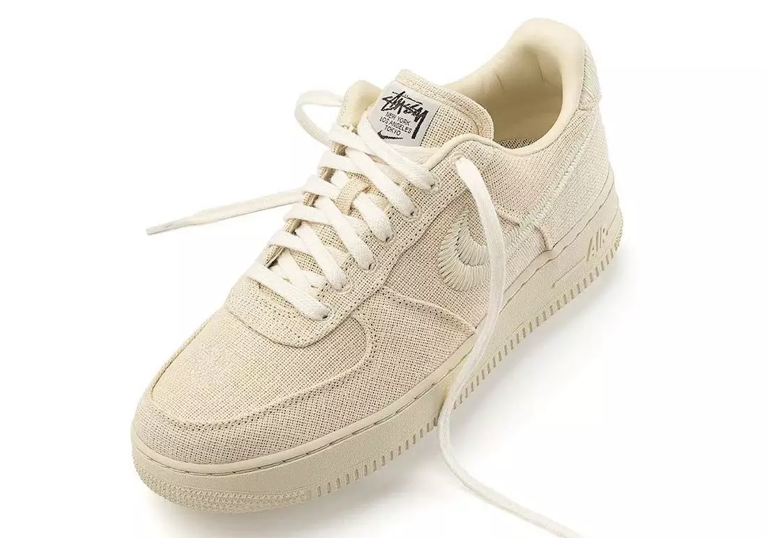 Stussy Nike Air Force 1 Tarehe ya Chini ya Kutolewa kwa Kisukuku