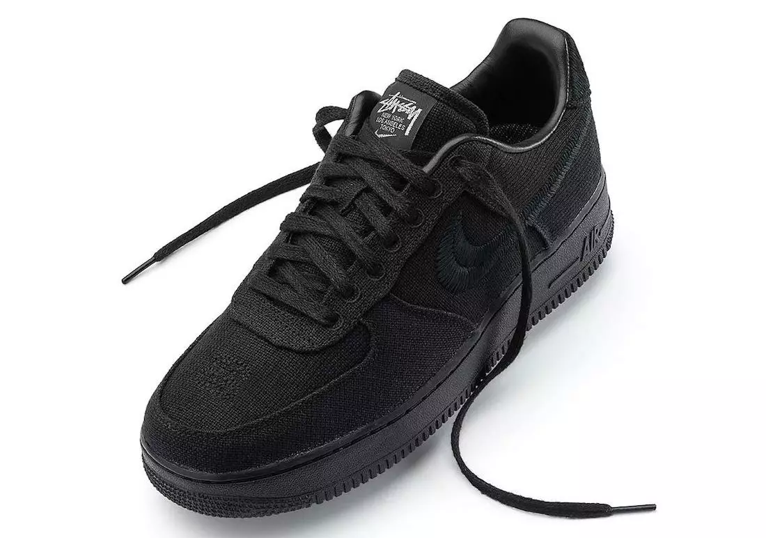 Stussy Nike Air Force 1 Low Black Release Date