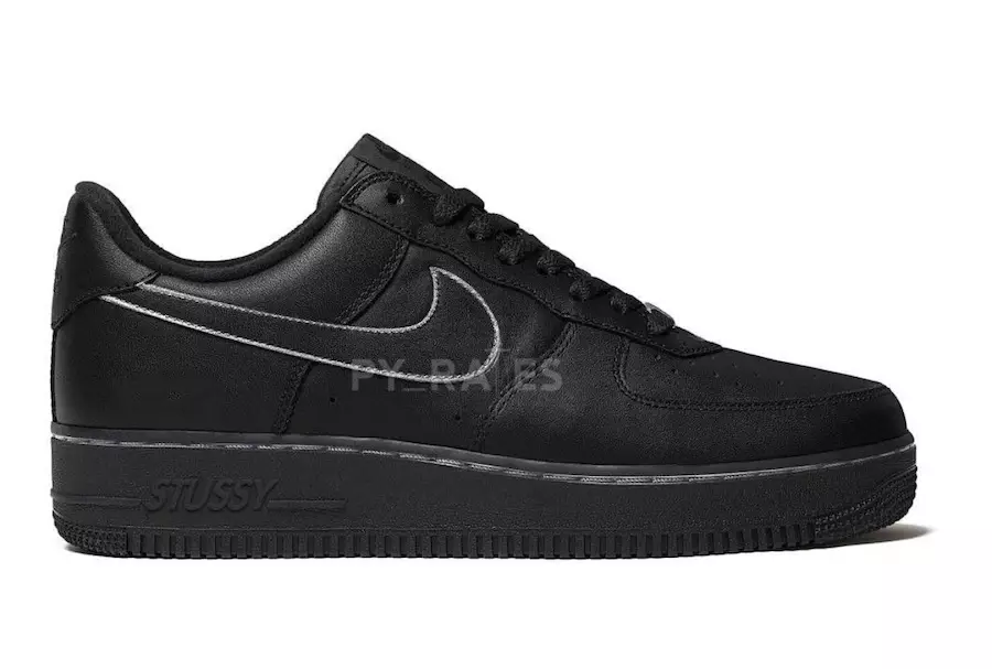 Stussy Nike Air Force 1 Low Black Дата випуску