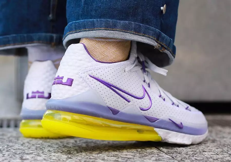 Nike LeBron 17 Low Lakers Home CD5007-102 Väljalaskekuupäev