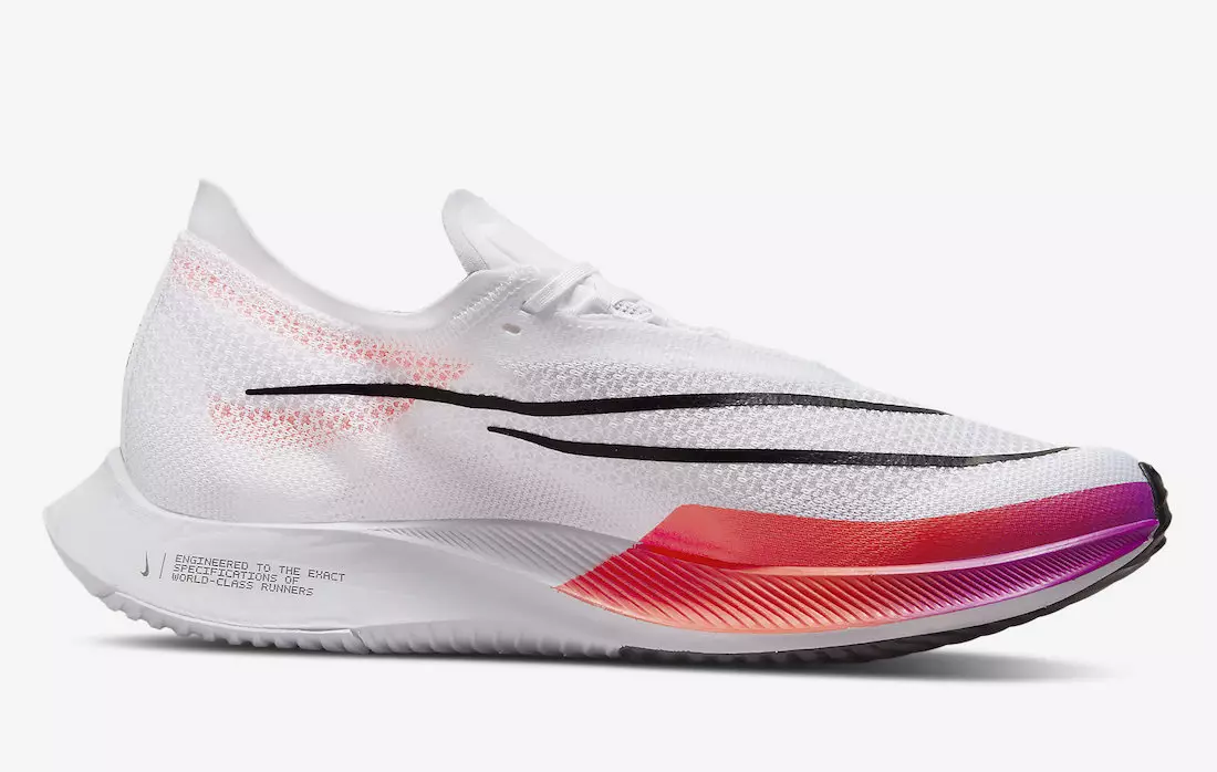 Nike ZoomX Streakfly White blykstė Crimson Hyper Violet Black DJ6566-100 išleidimo data