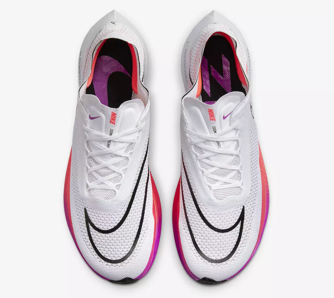 Nike ZoomX Streakfly White Flash Crimson Hyper Violet Black DJ6566-100 izlaišanas datums