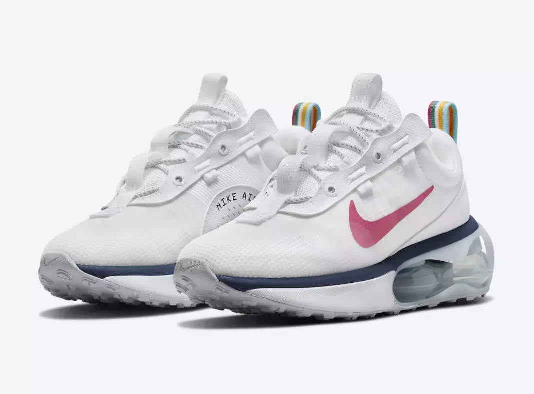 Nike Air Max 2021 Beyaz Gök Gürültüsü Mavi Çingene Gülü DC9478-100 Çıkış Tarihi