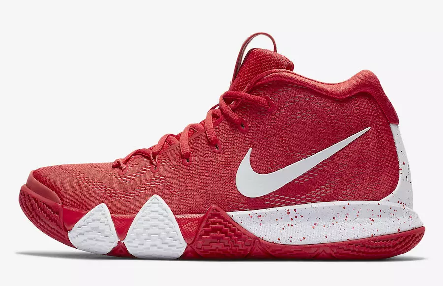 Nike Kyrie 4 Team Bank Rosse Bianche AV2296-600 Data di rilascio