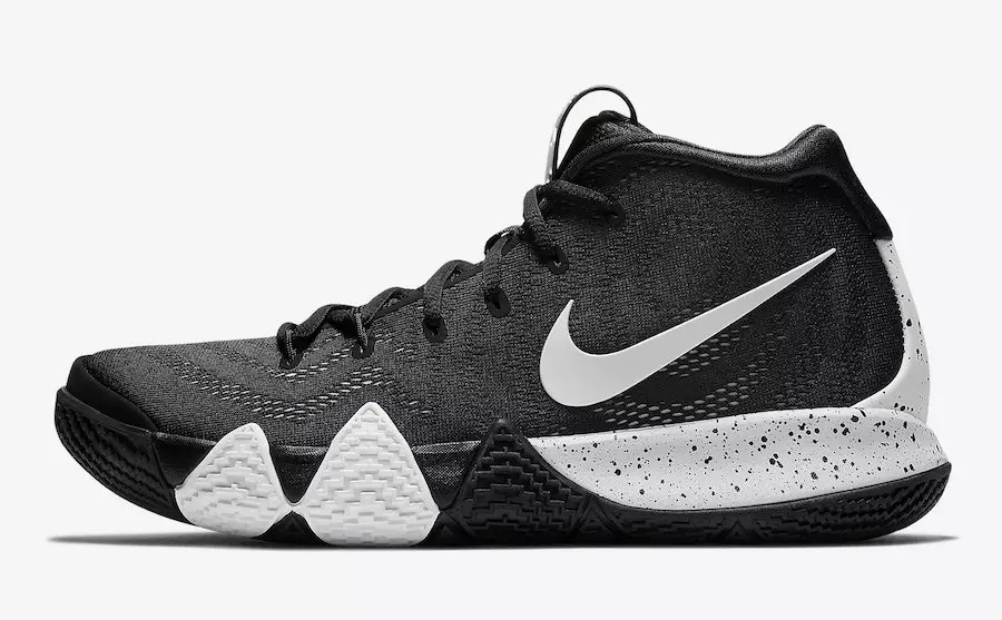 Nike Kyrie 4 Team Bank Zwart Wit AV2296-001 Releasedatum