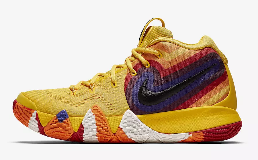 Nike Kyrie 4 Sarı Çoxrəngli 943807-700 Buraxılış Tarixi