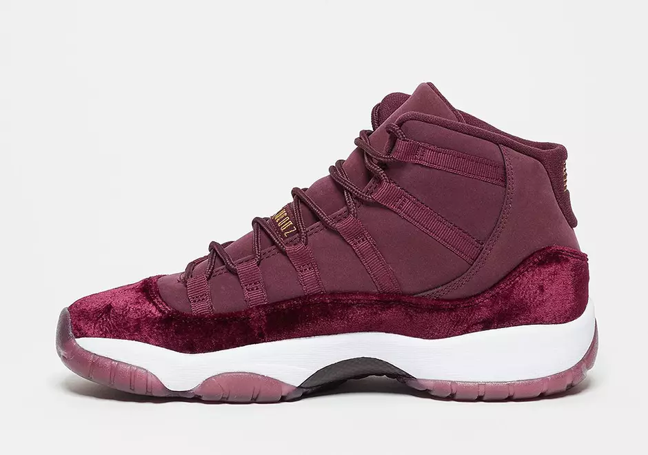 Air Jordan 11 Night Maroon Rouge Velours