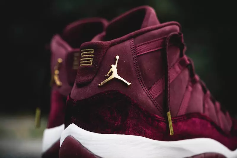 Air Jordan 11 Gece Bordo Kırmızı Kadife