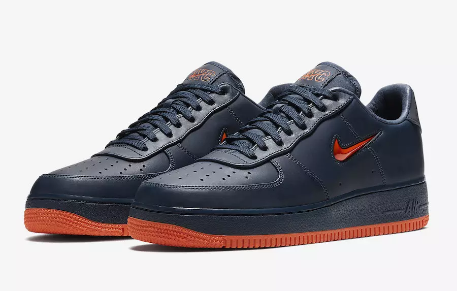 Nike Air Force 1 נידעריק NYC פיינאַסט אַאָ1635-400 מעלדונג טאָג