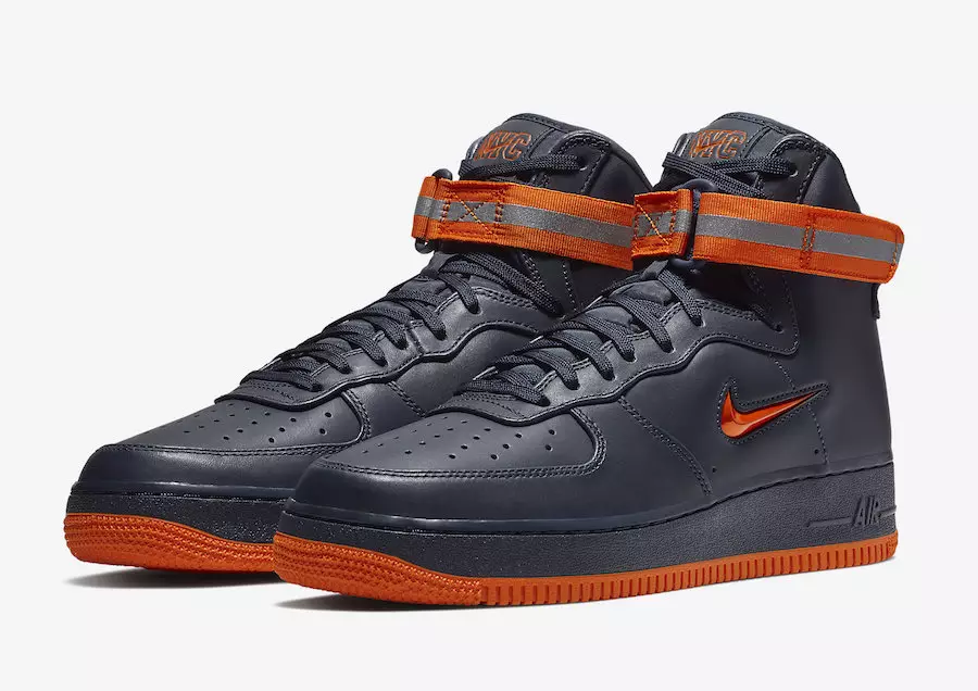 Nike Air Force 1 הויך NYC פיינאַסט אַאָ1636-400 מעלדונג טאָג