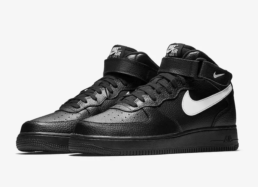 Nike Air Force 1 Mid 07 Phát hành với màu đen và cánh buồm