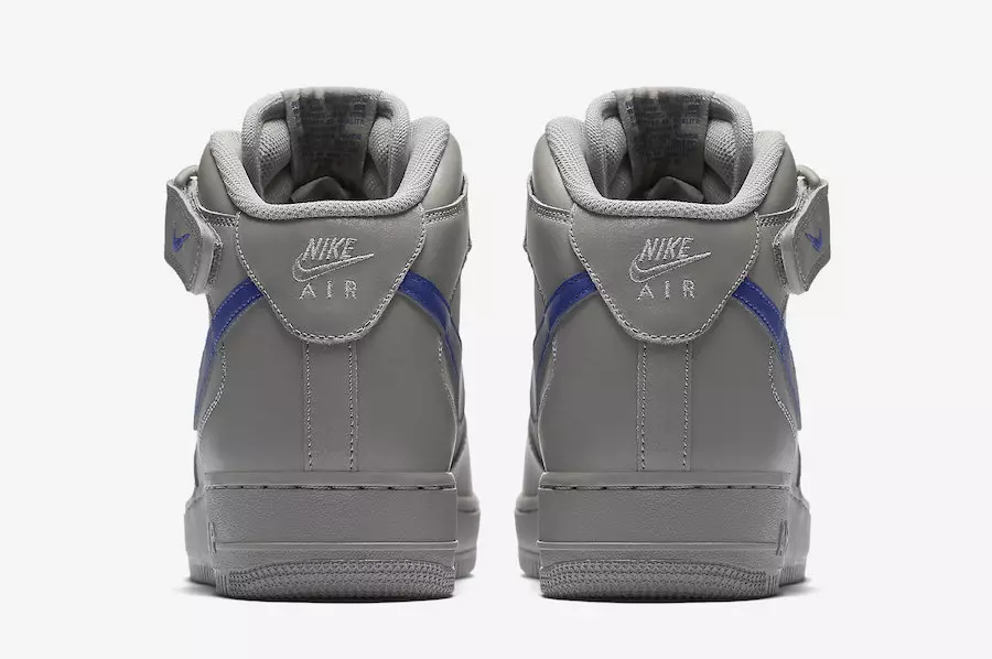 Nike Air Force 1 Mid Dust Gray Royal Blue