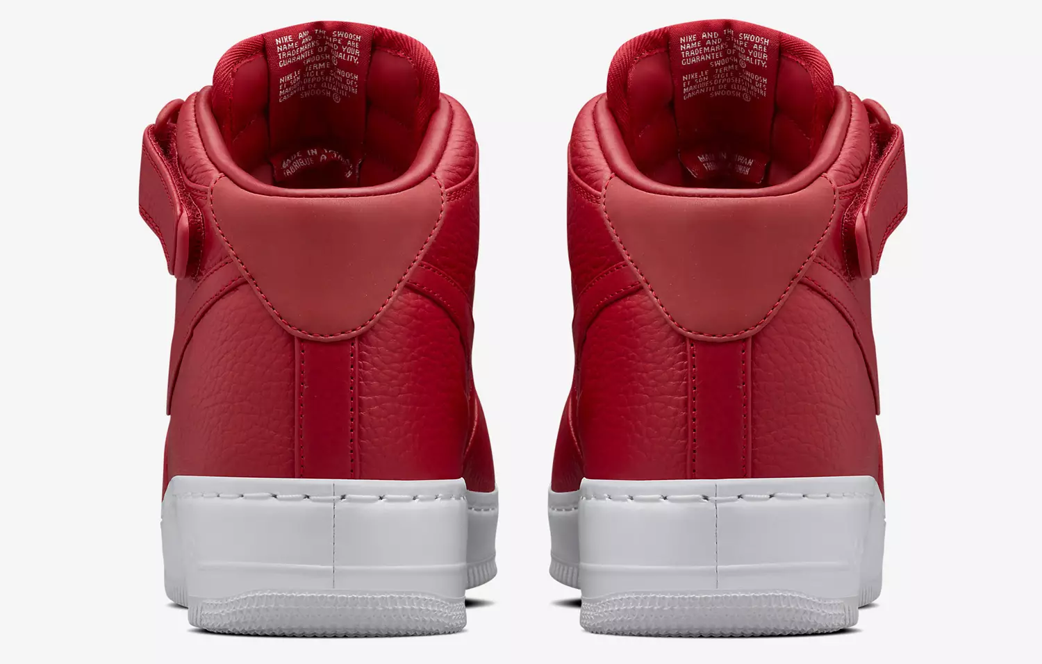 NikeLab Air Force 1 Vermelho Médio