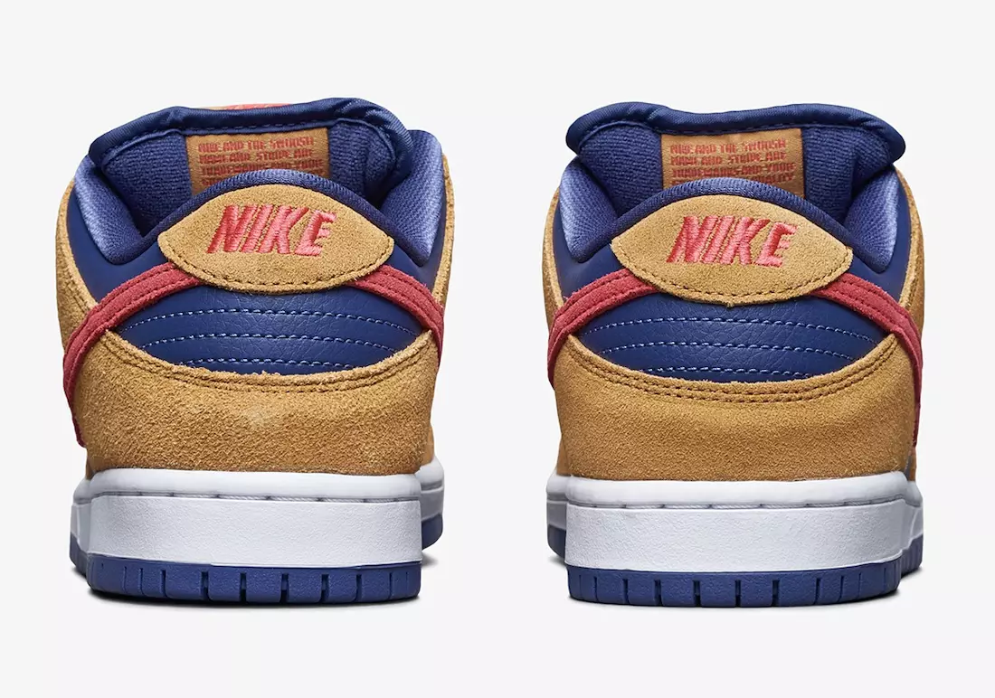 Nike SB Dunk Low Wheat Light Fusion Red Dark Purple BQ6817-700 Дата випуску