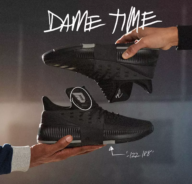 adidas Dame 3 Lights Out გამოსვლის თარიღი BY3206