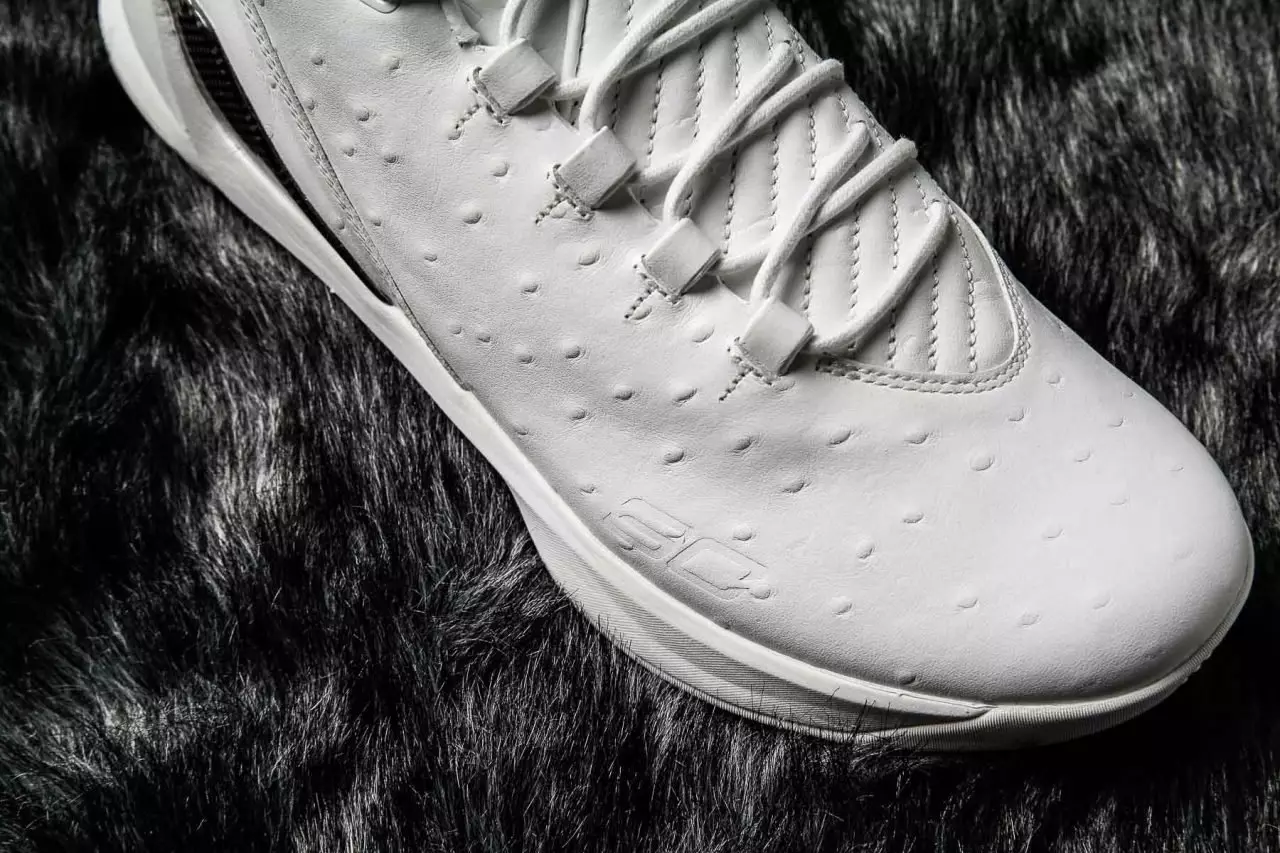 Under Armour Curry 3 Lux Low White Pštros