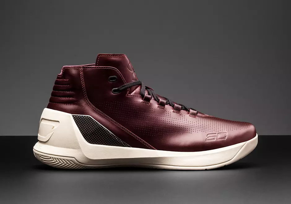 UA Curry 3 Lux Oxblood koža Južna Karolina