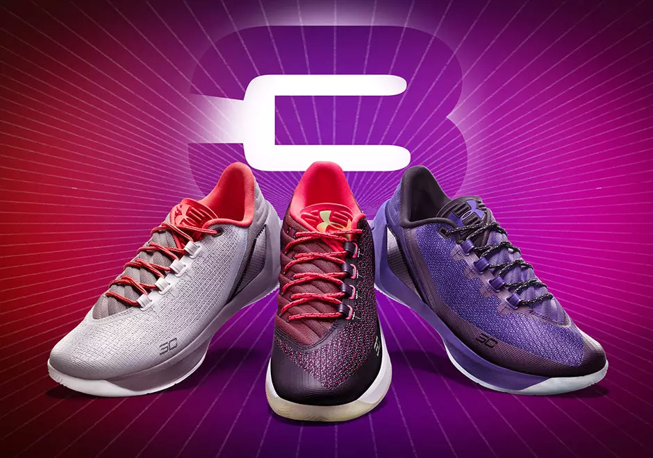 Under Armour kompaniyasi Curry 3 yulduzlar to'plamini taqdim etadi