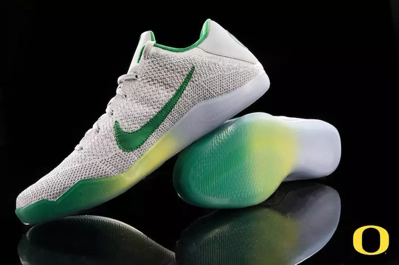 Oregon Ördekler Nike Kobe 11 Gri Yeşil PE